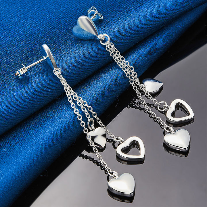 1%20pair%20of%20925%20sterling%20silver%20exquisite%203%20heart-shaped%20earrings%20for%20women's%20fashion%20wedding%20party%20s%20accessories%20jewelry%20-%20Image%203