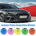 2PCS 3D Gel Dome Stickers - Car German License Plate Plaque Seal Car Sticker Decoration Waterproof Sunscreen For All Vehicles. 