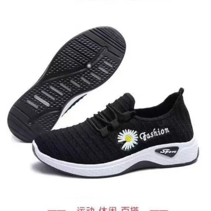 Autumn New Women's Shoes True Fly Weaving Old Beijing Cloth Shoes Little Daisy Casual Sports Walking Shoes for Girls