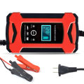 6A 12V Digital Car Battery Charger Full Automatic Car Battery Charger Power Puls Repair Chargers Lead Acid AGM Battery Charger. 