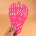 Non-slip Seaside Beach Shoes Equipped with Anti-skid Shoes Beach Socks Pad Feet Sticker Insoles Flexible Beach Feet. 
