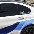 G154 1Pcs Universal Surprise Cat Peeking StickelBlack/White Funny Vinyl Decal Car StylingDecoration Accessories.