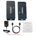 USB HDMI KVM extender splitter over Ethernet 1080P Extender HDMI USB KVM Extender splitter HDMI Loop for Mouse Keyboard PC. 
