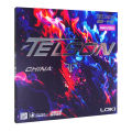 LOKI TELSON CHINA Table Tennis Rubber Professional Semi-Sticky Ping Pong Topsheet with Pre-tuned Cake Sponge for Loop & Control. 
