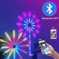 RGBIC Firework LED Strip Light Bluetooth APP Control USB 5V Neon Strip Christmas Party Decoration Music Sync Bedroom Decor Light home decoration item.