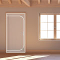 Reinforced heavy duty cat screen door, thickened cat scratch mesh to prevent scratching, U-shaped with bilateral zippers.