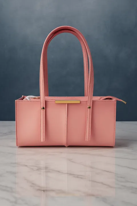 Women’s Fashion Handbag 👜 Faux Leather Top Handle Bag Elegant Shoulder ...
