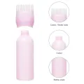 Salon Grade 160ml Refillable Hair Dye Bottle with Oil Comb Applicator – Plastic Hair Coloring Tool. 