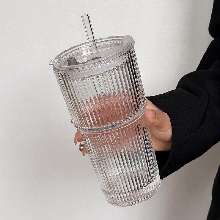 Large%20Capacity%20%20Stripe%20Glass%20Coffee%20Cup%20With%20Lid%20Cover%20Straw%20Transparent%20Drinking%20Glasses%20For%20Juice%20Iced%20Coffee%20Mugs%20Drinkware%20-%20Image%207