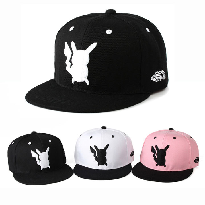 Anime%20Pikachus%20Cosplay%20Hat%20Unisex%20Adjustable%20Casual%20Baseball%20Hat%20Outdoor%20Sun%20Protection%20Hat%20Flat%20Brim%20Hat%20-%20Image%203