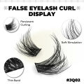 GROINNEYA DIY Lash Extension Kit Lash Clusters With Waterproof Strong Hold Lash Bond And Seal And Eyelash Tweezers Lash Cluster. 