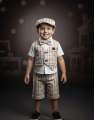 New demanding 5 pcs party dress set for 6 month to 7 years kids. 