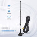 2.4GHz Wifi Antenna Extension Cable 10dbi 5XRange WiFi Booster Antenna +10ft Magnetic Base for WiFi Security Camera/WiFi Router. 