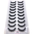 HBZGTLAD New 10 Pairs 3D Faux Mink Lashes Natural False Eyelashes Dramatic Fluffy Fake Lashes Makeup Eyelash Extension Eyelashes. 