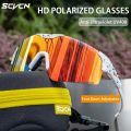 SCVCN Polarized Sports Sunglasses Cycling Glasses MTB Riding Speed Skating UV400 Fishing Goggles Man Woman Bike Bicycle Eyewear. 