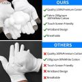 〔CC55〕Soft Cotton Moisturizing Gloves For Dry Cracked Hands Bedtime Spa Treatment Lotion Locking Exfoliating. 