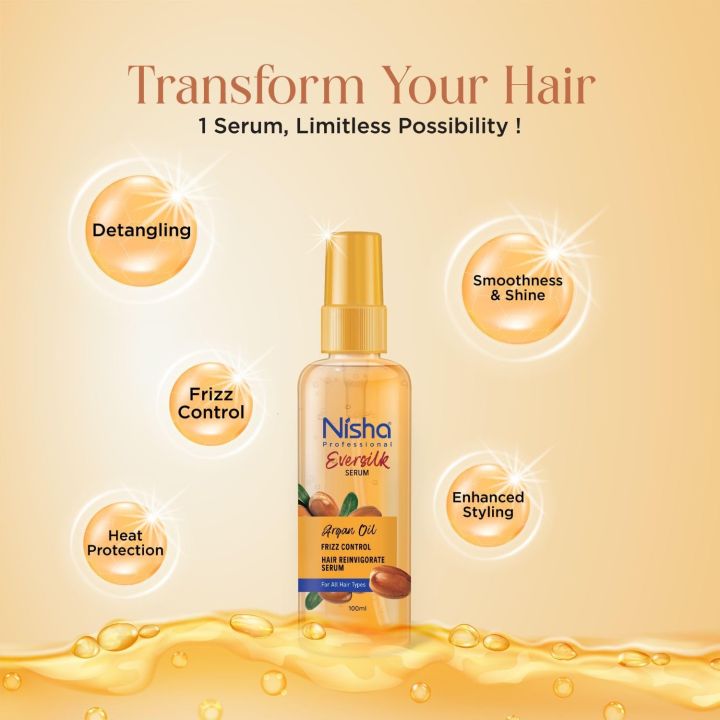 Nisha%20Professional%20Hair%20Reinvigorate%20Serum%20100ml,%20Argan%20Oil%20Hair%20Serum%20for%20Frizzy%20Hair,%20Eversilk%20Hair%20Serum%20for%20All%20Hair%20Types%20-%20Image%202