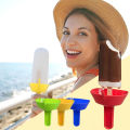 1/2/4pcs Leakproof Ice Cream Holder Set, Drip Catcher Tray for Popsicle & Cone, Portable Snack Protector for Picnic Party Beach. 