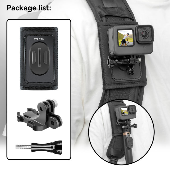 TELESIN%20360%C2%B0%20Rotate%20Buckle%20Double%20J-Hook%20Quick%20Release%20Backpack%20Shoulder%20Strap%20Mount%20for%20GoPro%20Hero%20Insta360%20DJI%20OSMO%20Action%20-%20Image%207