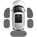 1-5Pcs Universal Car Sunshades Foldable Auto Side Window Rear Windscreen Mesh Sunshade Cover Car Windshield Accessories Exterior.