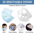 3D Mask Bracket Inner Support Frame for Face Mask Protect Lipstick, More Space Nose Protection Stand Holder Cool Smoothly Breathing Mask Guards for Under Mask Mask Accessories. 