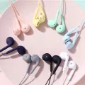 U19 Wired Stereo Earphones - Colorful Matte Finish with Microphone.