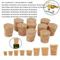 5/10pcs Wine Stopper Wooden Cork Lab Test Tube Stopper Kettle Pudding Bottle Cork Cap Burette Tube Wood Plug.