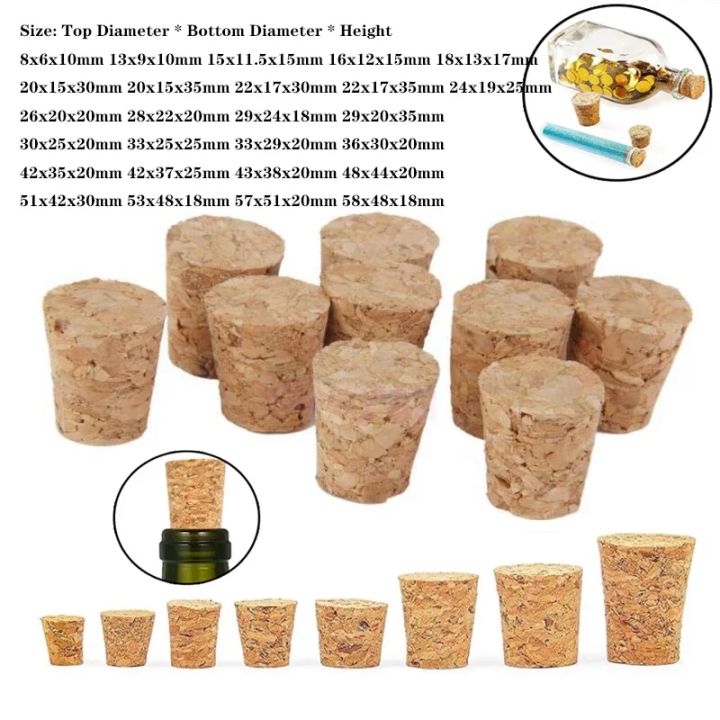 5/10pcs%20Wine%20Stopper%20Wooden%20Cork%20Lab%20Test%20Tube%20Stopper%20Kettle%20Pudding%20Bottle%20Cork%20Cap%20Burette%20Tube%20Wood%20Plug%20-%20Image%205