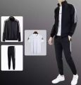 Set of 3 pcs [Pullover  Jacket,Tshirt & Trouser] |Summer| For Men. 