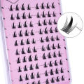 Self Adhesive DIY Lashes No Glue Needed Reusable Lash 5D Fluffy Cluster Eyelash Korean DIY Manga Lash Extension At Home.