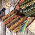 5 pcs African printed cotton fabrics with ethnic patterns,quilted fabric, sewn in a quarter bundle, suitable for DIY.