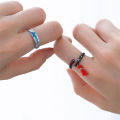 Anime Mo Dao Zu Shi Cosplay Couple Ring Wei WuXian Lan WangJi Lover Rings Ancient Style Jewelry Gift Prop Accessories.