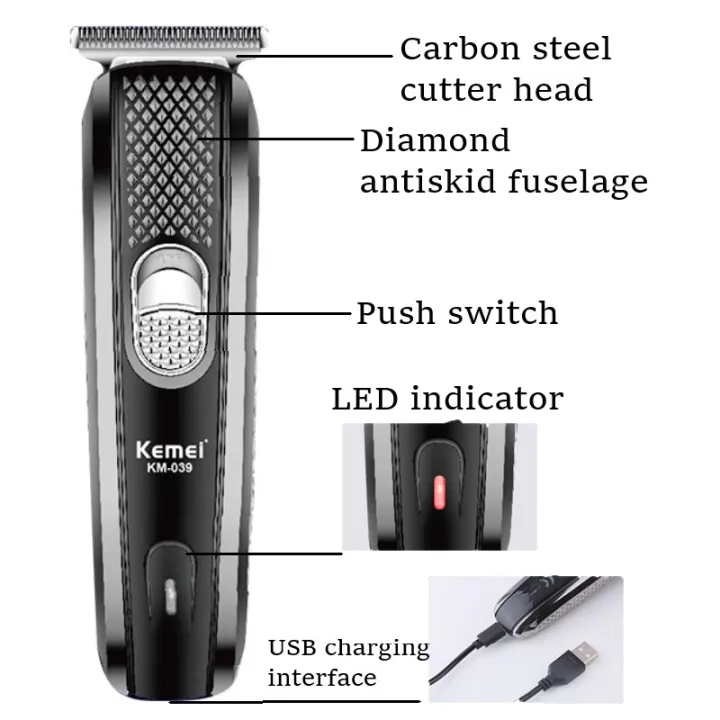 Kemei%20KM-039%20Professional%20Hair%20Clipper%20For%20Men%20Edge%20Hair%20Trimmer%20Beard%20Grooming%20Electric%20Hair%20Cutting%20Machine%20Rechargeable%20Hairc%20-%20Image%202