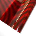 Red Series Car Sticker Vinyl Wrap for Motorcycle Vinyls High Glossy PET Adhesive Vinyl Carbon Fiber Christmas Car Wrapping Film. 