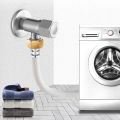 Automatic washing machine inlet pipe 2 meter with 1/2 brass nut direct fitting hose washing machine parts. 