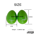 Alice egg shaker Shaker (double 2 pcs) rhythm Shaker, multiple colors available. 