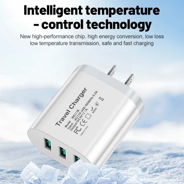 EU/US/UK%203%20Ports%20USB%20Travel%20Charger%20Charge%20Wall%20Charging%20For%20iPhone%20Xiaomi%20Samsung%20Mobile%20Phone%20Plug%20Charging%20Adapter%20-%20Image%204