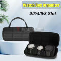 2/3/5/8Slot Watch Box Organizer Watch Display Storage Box Men Women Watch Portable Storage Travel Case Multiple Slot Available. 