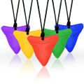 Sensory Chew Necklaces for Kids with Teething, ADHD, Autism, Biting Needs, Oral Motor Chewy Teether, Silicone chewlery.