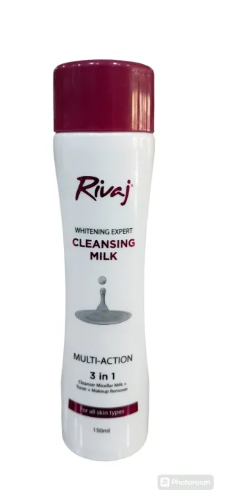 RIVAJ Whitening Expert Cleansing Milk Multi Action 3 in 1 150ml