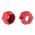 4Pcs 5mm to 7mm/12mm Hex Wheel Hub Adapters Conversion for Axial SCX24 1/24 Wheels on WPL D12 1/10 MN 1/12 RC Car Upgrade Parts.