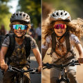Kapvoe Kids Cycling Sunglasses MTB Fishing Sport Bicycle Glasses UV400 Child Camping Goggles Boys Girls Outdoor Bike Eyewear.