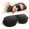 3D Stereoscopic Sleep Eye Mask, Sleep Magic Memory Sponge Black Shading Breathable Eye Protection. 