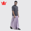 Raj-Kumar Lungi for Men | 100% Pure Cotton Yarn Dyed | Premium Lungi | Stitched | Hand 5.5. 