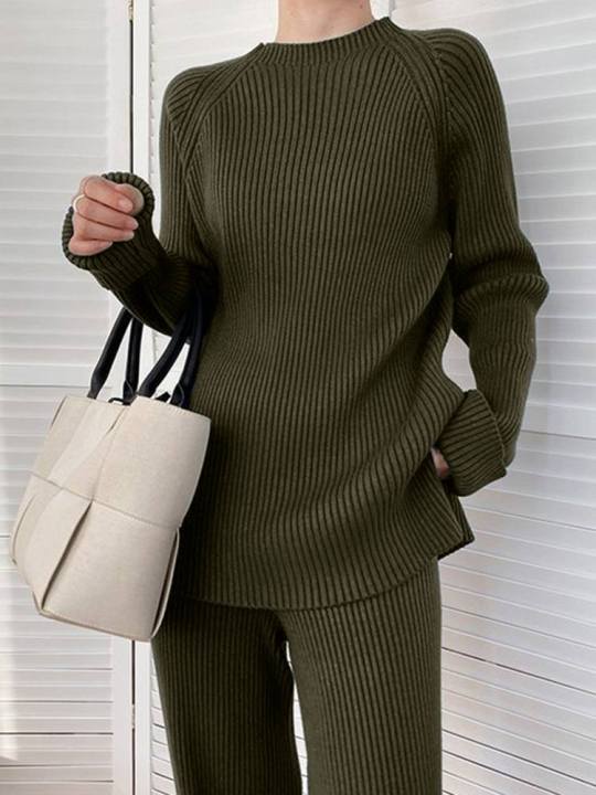 2024%20ZANZEA%20Autumn%20Women%20Elegant%20Urban%20Tracksuit%20Casual%20Suits%202PCS%20Long%20Sleeve%20Blouse%20Wide%20Leg%20Pants%20Sets%20Vintage%20Matching%20Sets%20-%20Image%203