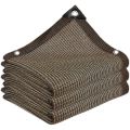 1pcs Brown Sunshade Net 90% UV Block Polyester Fabric 81-90% Shading Durable Plastic Ideal for Garden Greenhouses Pavilions. 