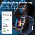 LAXASFIT New Slim Smart Watch Men's 2.01-inch AMOLED Curved Display Bluetooth Talk Sports Fitness Tracking Smartwatch Women's. 