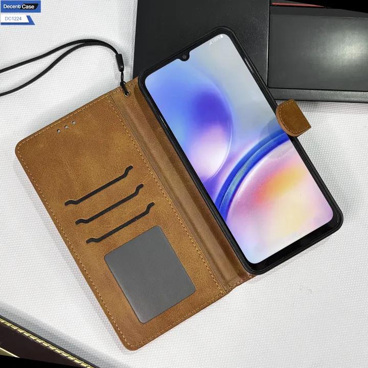 Samsung%20Galaxy%20A17%20Flip%20Book%20Cover%20-%20Desert%20-%20Premium%20Leather%20Wallet%20Flip%20Book%20Cover%20with%20Card%20Slots%20&%20Strap%20-%20Image%206