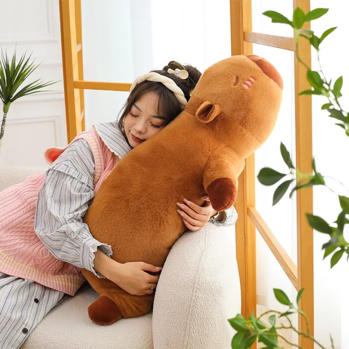 Kawaii%20Capybara%20Plush%20Toy%20Stuffed%20Capibara%20Fluffy%20Doll%20Long%20Sleep%20Soft%20Pillow%20Sofa%20Cushion%20Nap%20Sleeping%20Toys%20for%20School%20%20Xmas%20-%20Image%205