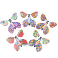 10 PCS Magic Wind Up Flying Butterfly Surprise Box Explosion Box in The Book Rubber Band Powered Magic Fairy Flying Toy Gift. 